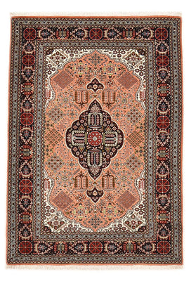 Persisk tæppe - Tabriz - Royal - 147 x 103 cm - lysrød