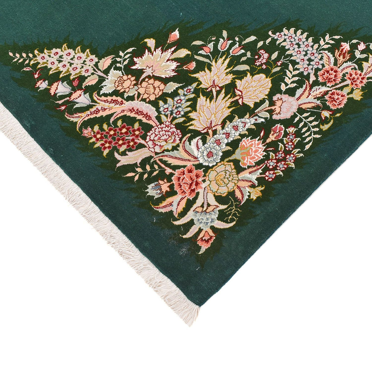 Persisk tæppe - Tabriz - Royal - 250 x 200 cm - grøn