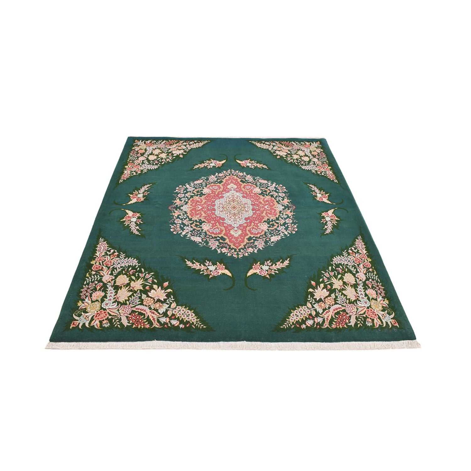 Persisk tæppe - Tabriz - Royal - 250 x 200 cm - grøn