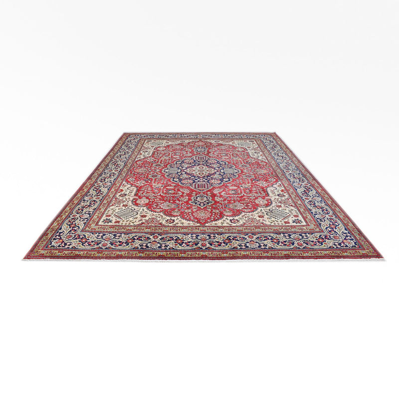Persisk tæppe - Tabriz - Royal - 376 x 305 cm - rød