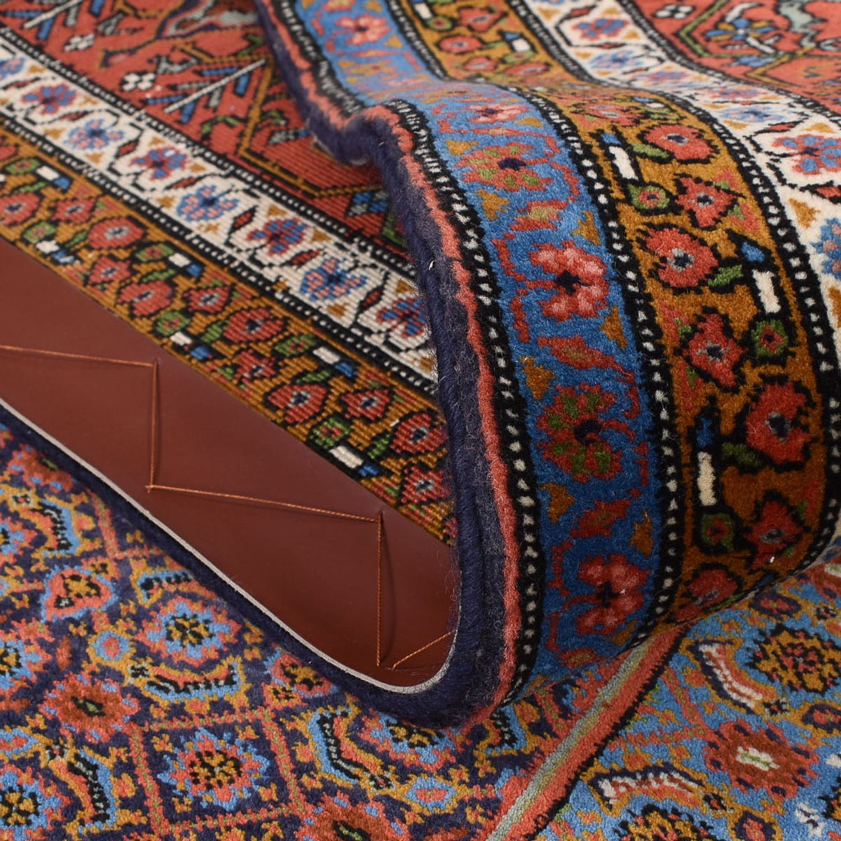 Gabbeh-tæppe - Kashkuli Persisk - 304 x 206 cm - mørkerød