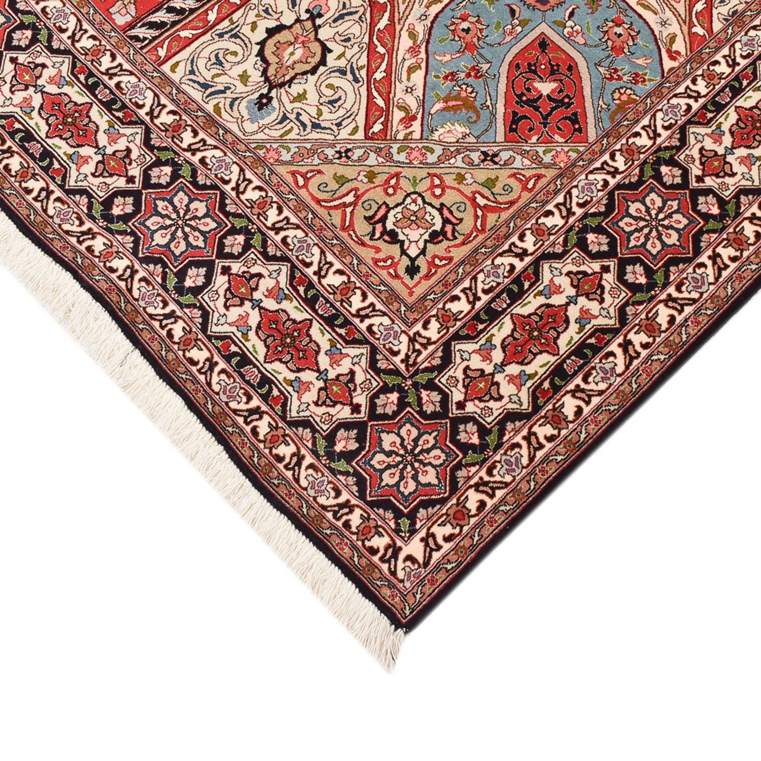 Persisk tæppe - Tabriz - Royal - 250 x 202 cm - mørk beige