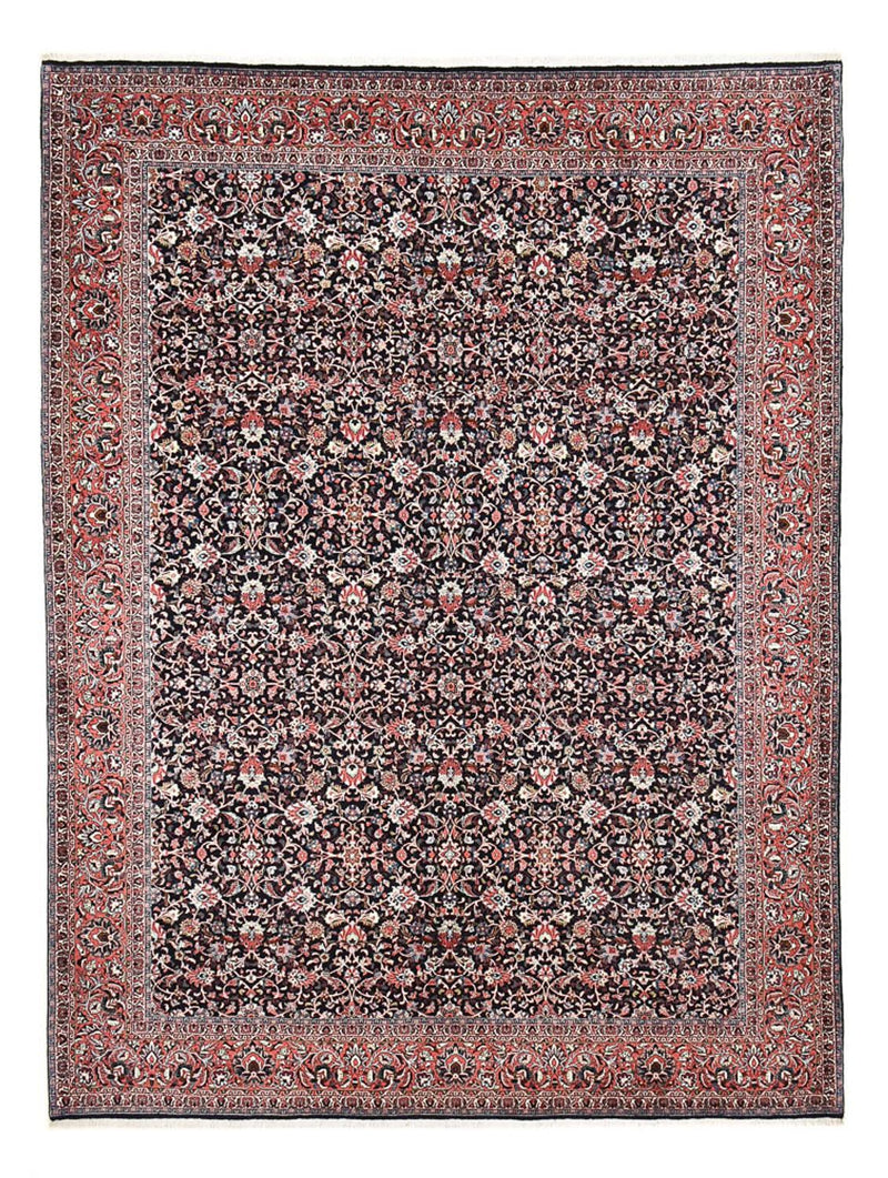 Persisk tæppe - Bijar - 396 x 300 cm - mørkebrun