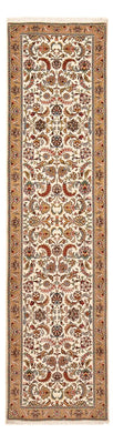Løber Persisk tæppe - Tabriz - Premium - 307 x 79 cm - karamel