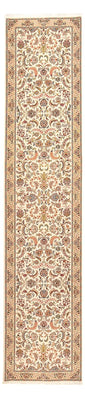 Løber Persisk tæppe - Tabriz - Royal - 405 x 84 cm - beige