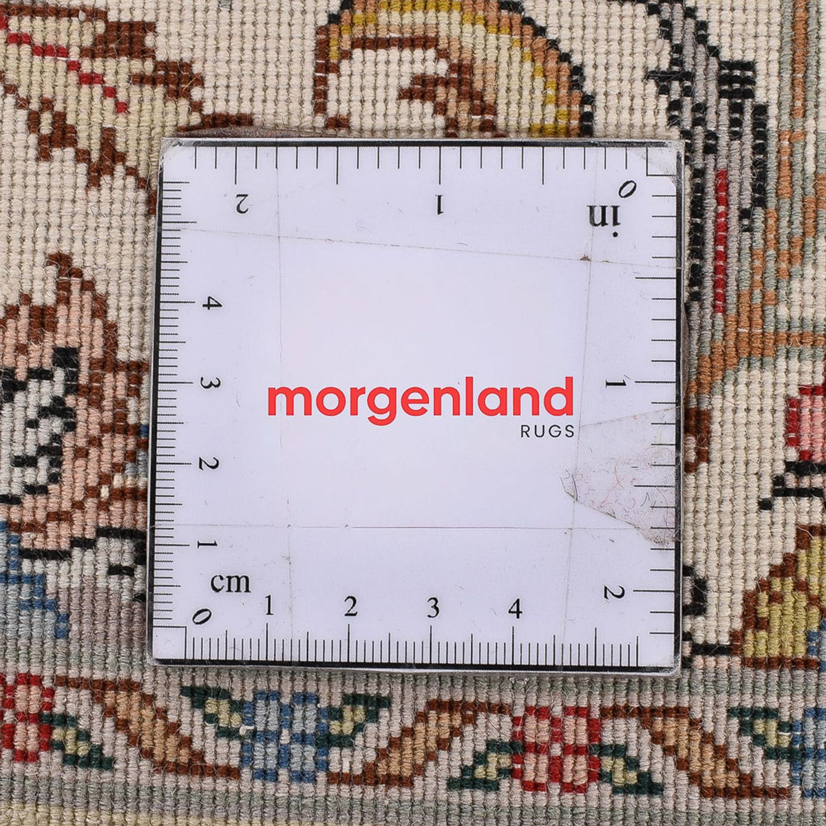 Løber Persisk tæppe - Tabriz - Royal - 405 x 84 cm - beige