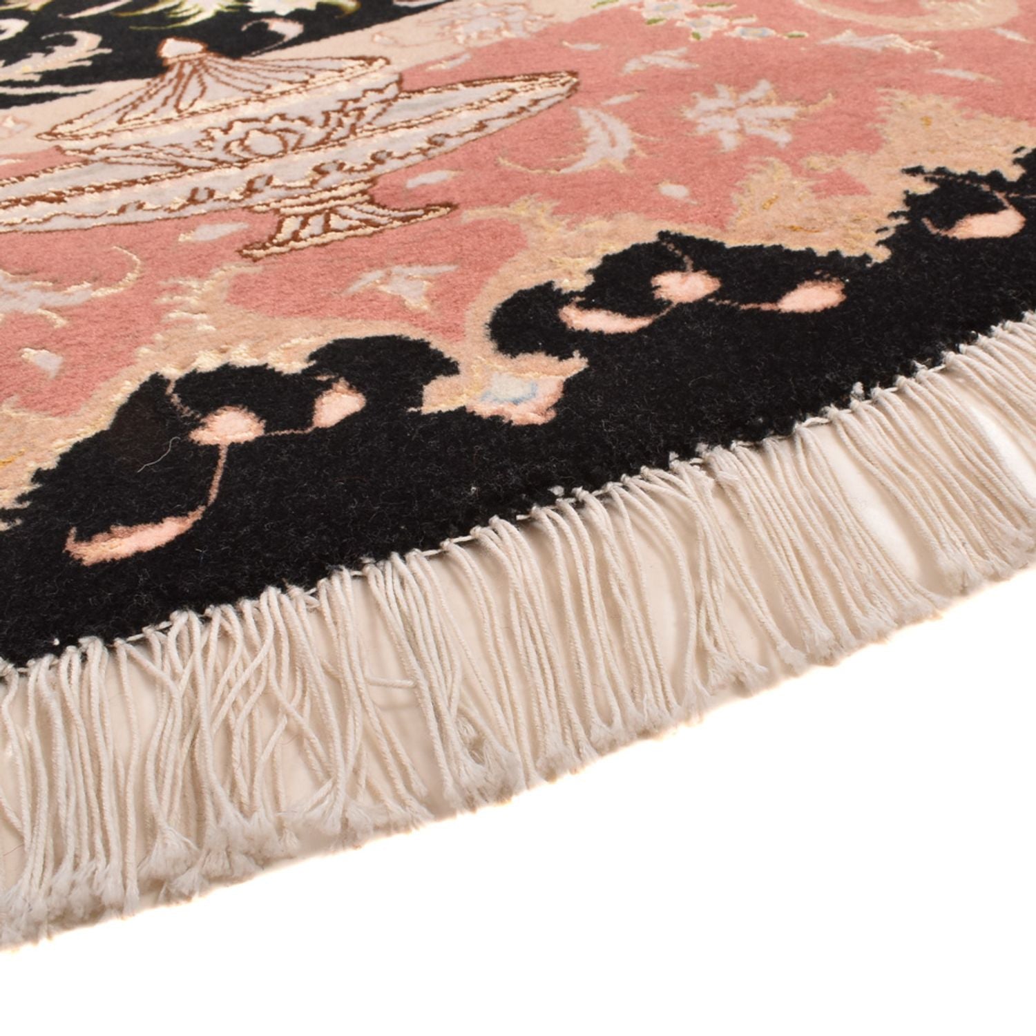 Persisk tæppe - Tabriz - Premium rundt  - 200 x 200 cm - flerfarvet