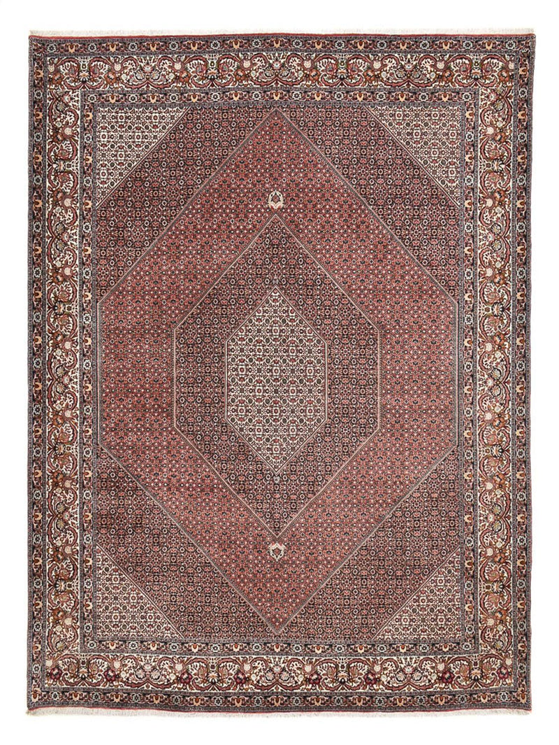 Persisk tæppe - Bijar - 396 x 305 cm - brun