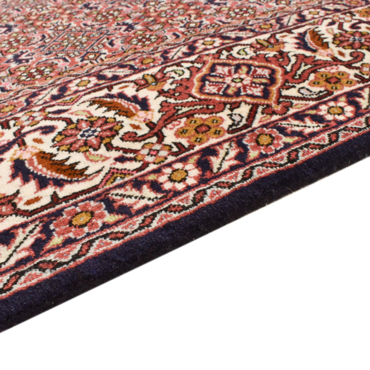 Bidjar - Zanjan-tæppe 202x398cm - Persisk tæppe - rust