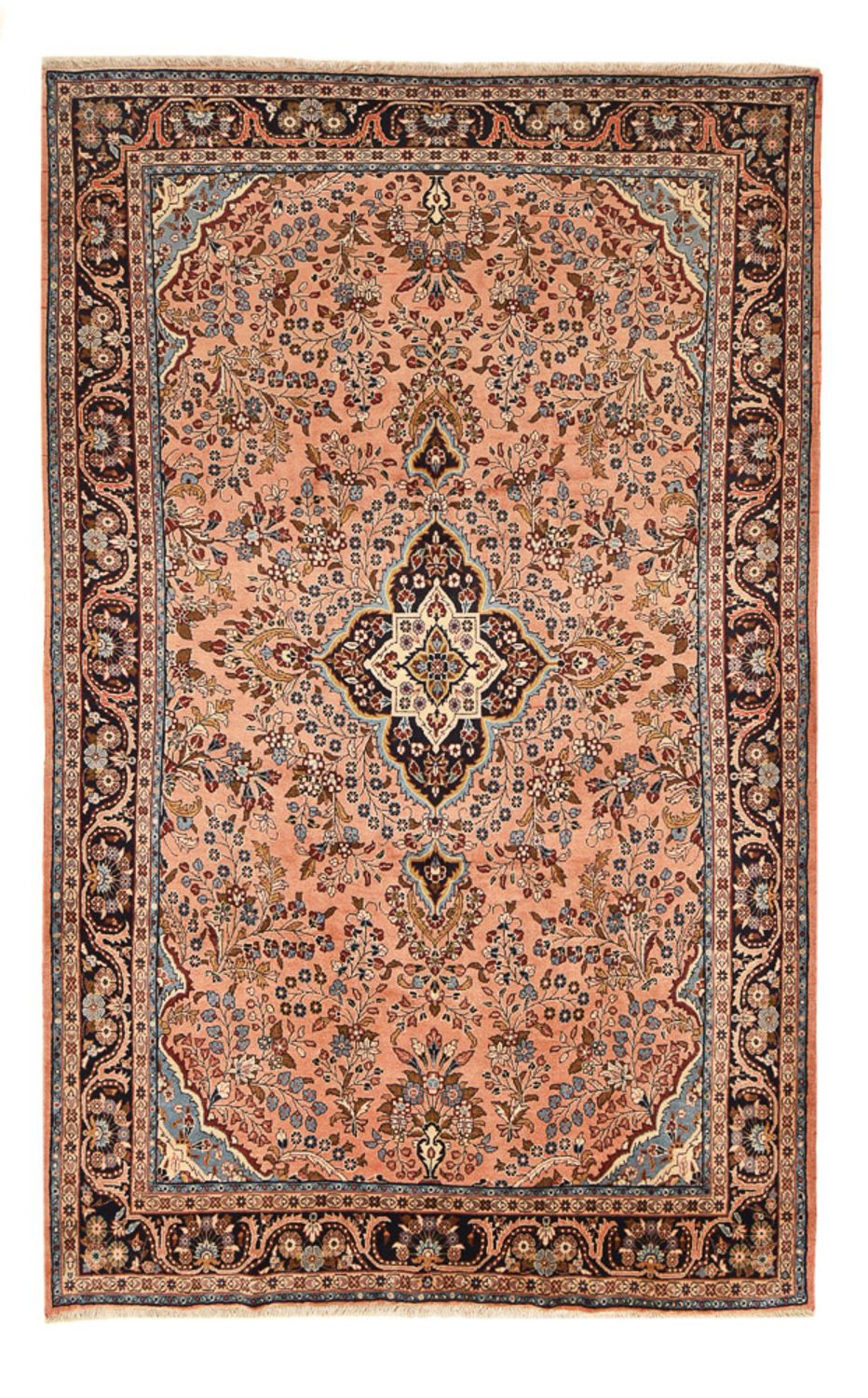 Persisk tæppe - Nomadisk - 320 x 202 cm - lysrød