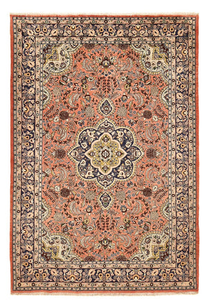 Persisk tæppe - Nomadisk - 300 x 209 cm - lysrød