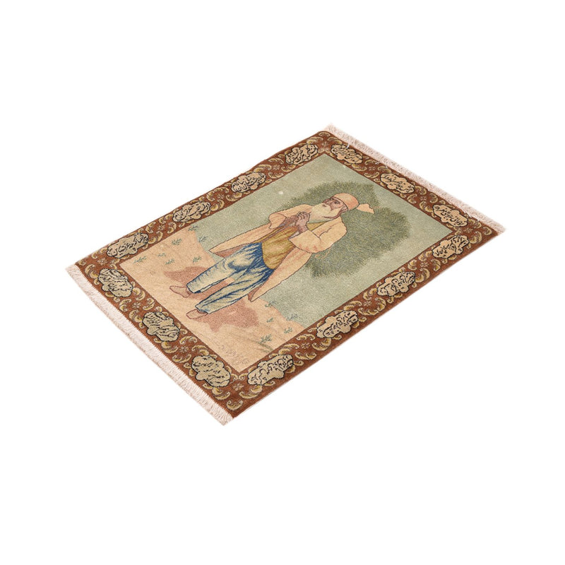 Persisk tæppe - Tabriz - Royal - 73 x 56 cm - flerfarvet