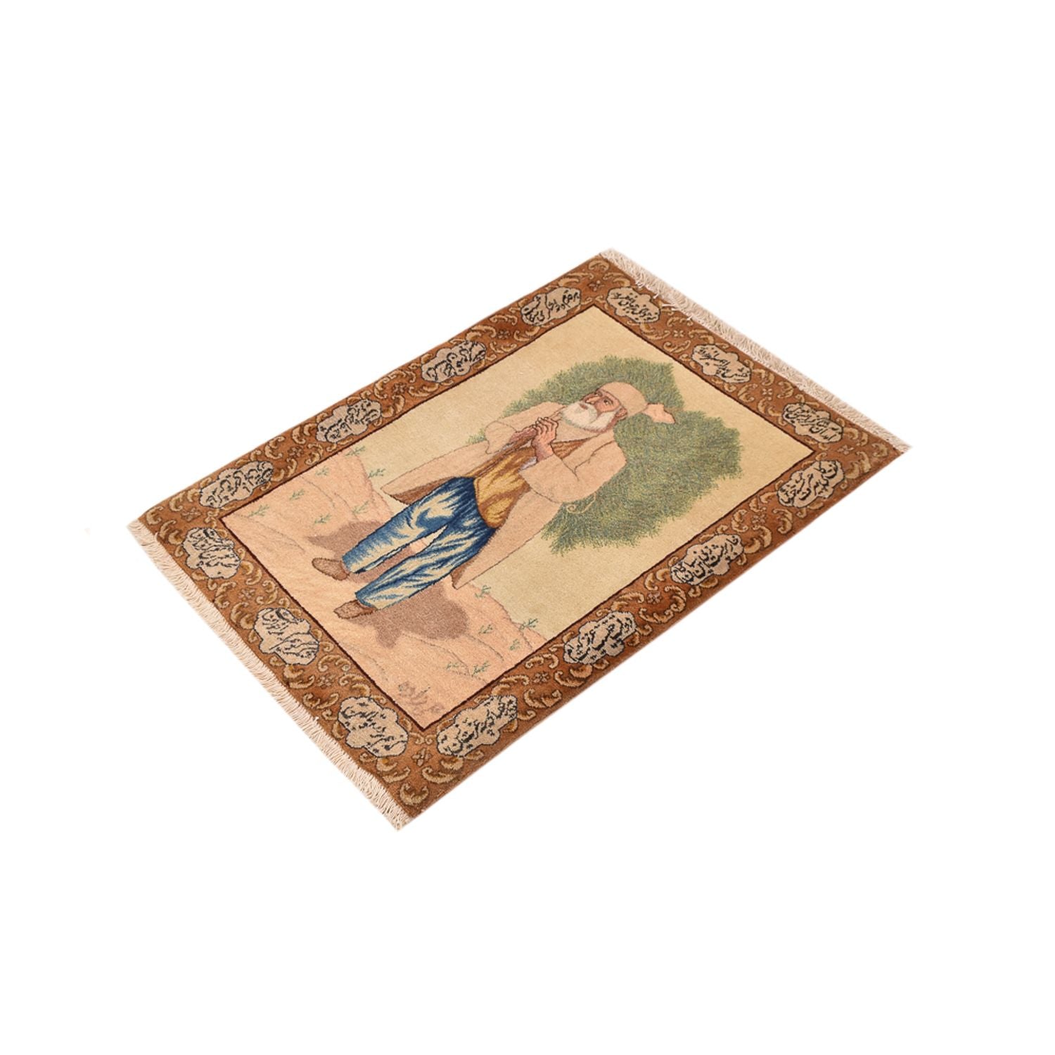 Persisk tæppe - Tabriz - Royal - 73 x 56 cm - flerfarvet