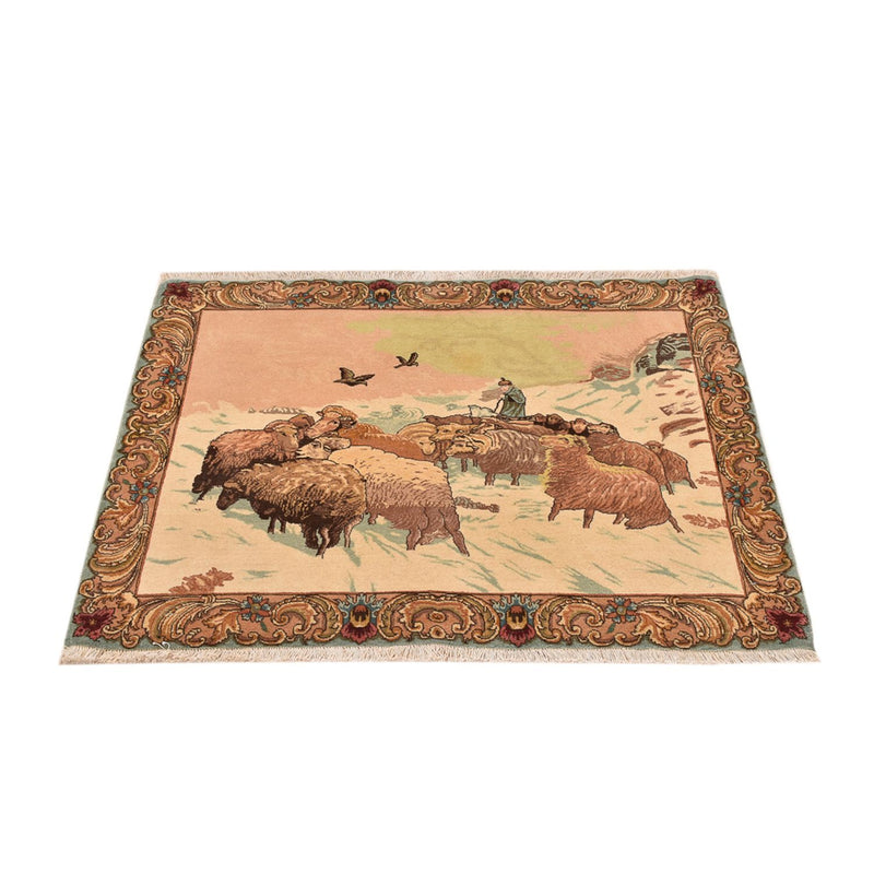 Persisk tæppe - Tabriz - Royal - 110 x 84 cm - flerfarvet