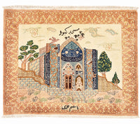 Persisk tæppe - Tabriz - Royal - 83 x 72 cm - flerfarvet