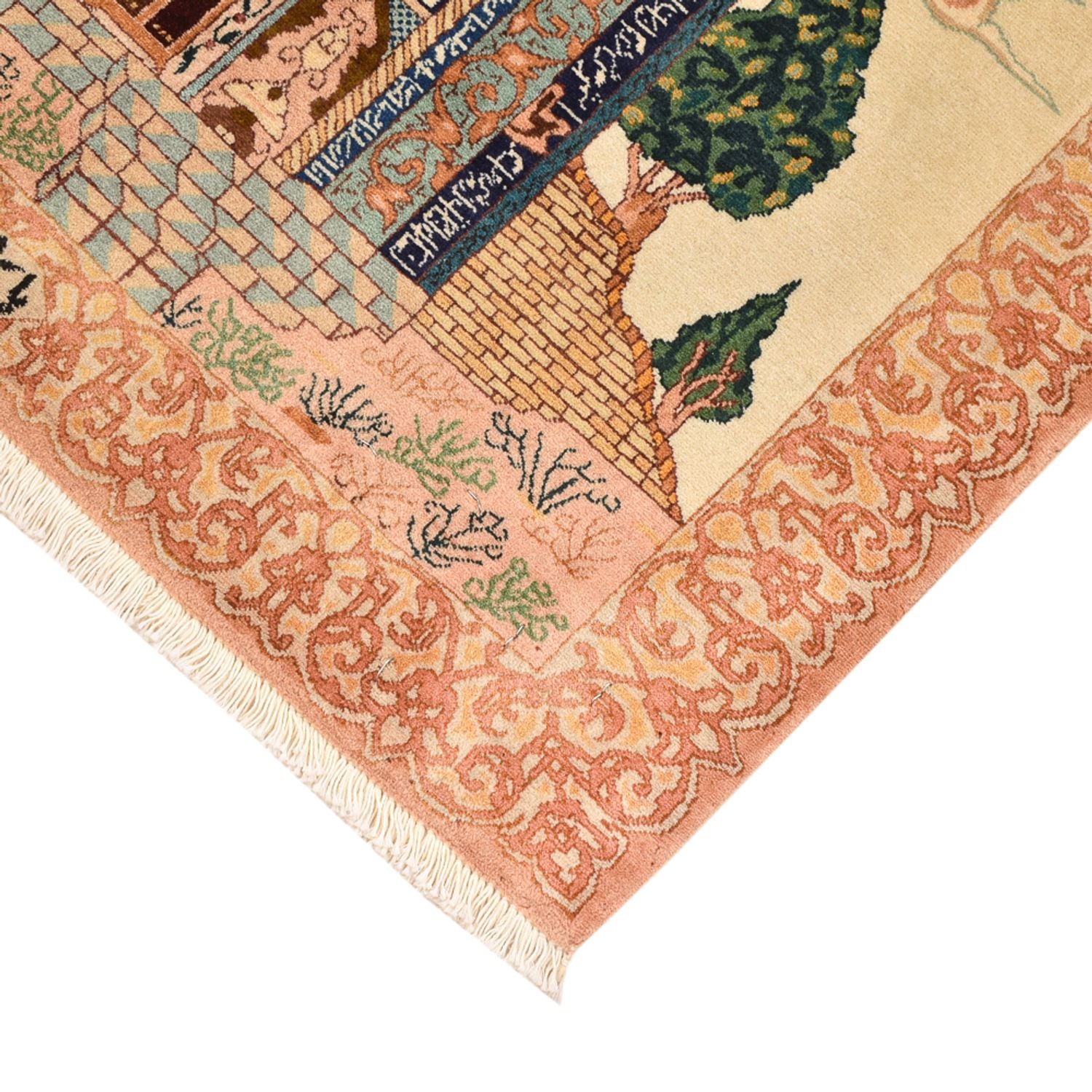 Persisk tæppe - Tabriz - Royal - 83 x 72 cm - flerfarvet