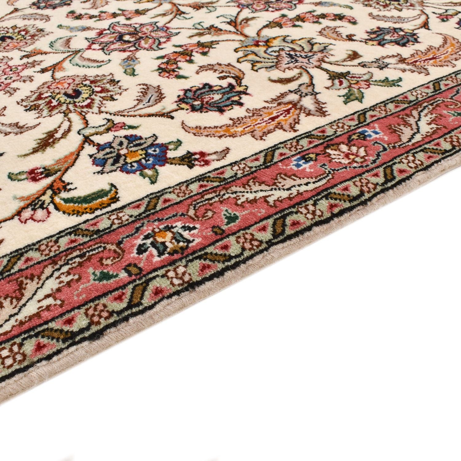Løber Persisk tæppe - Tabriz - Royal - 295 x 72 cm - sand