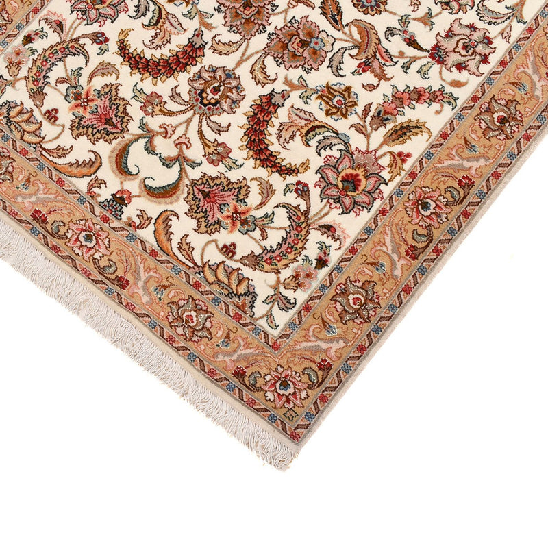 Løber Persisk tæppe - Tabriz - Premium - 320 x 83 cm - karamel