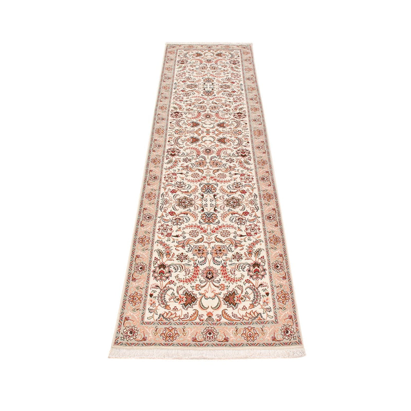 Løber Persisk tæppe - Tabriz - Premium - 312 x 74 cm - karamel
