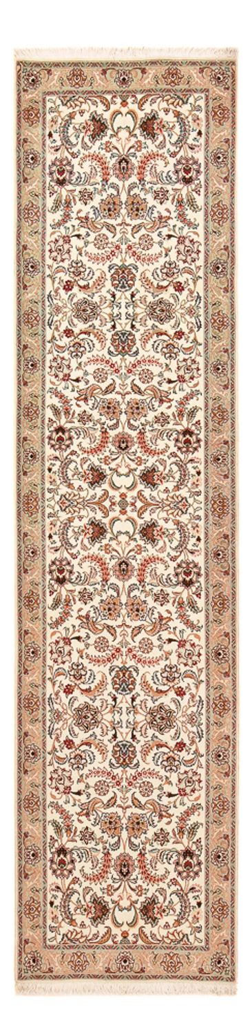 Løber Persisk tæppe - Tabriz - Premium - 315 x 77 cm - karamel