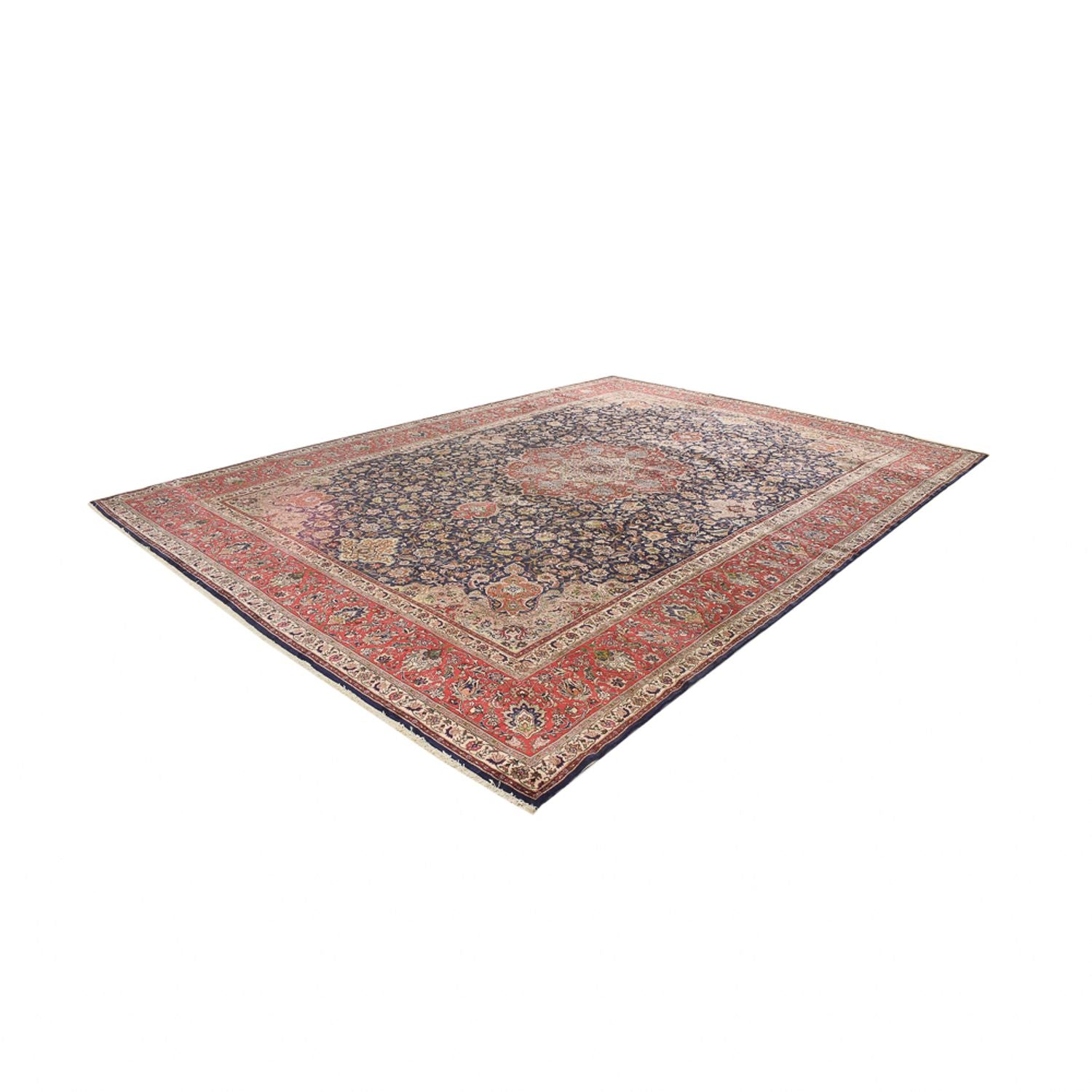 Persisk tæppe - Tabriz - Royal - 500 x 353 cm - lysrød