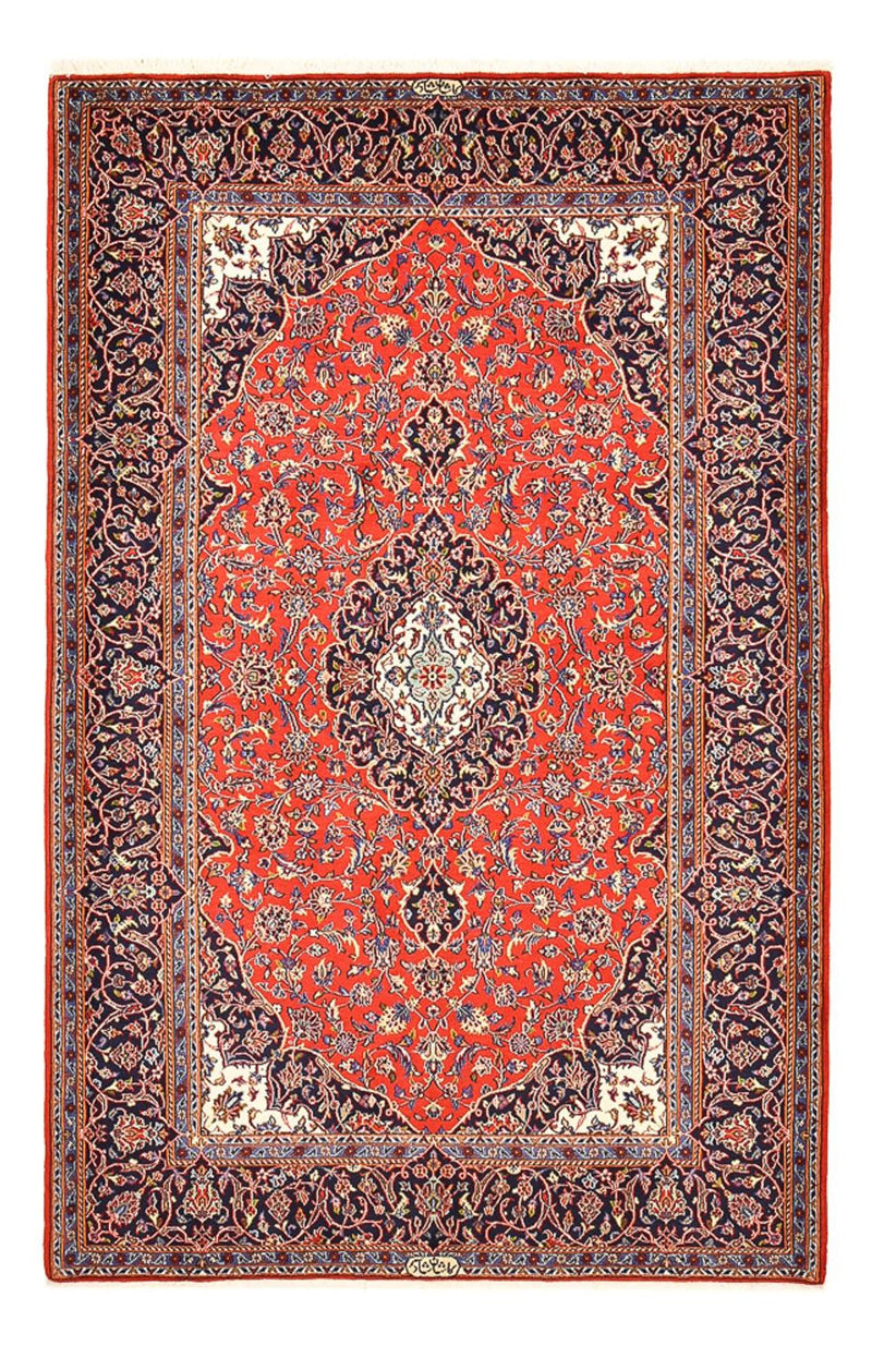 Persisk tæppe - Keshan - 227 x 150 cm - rød