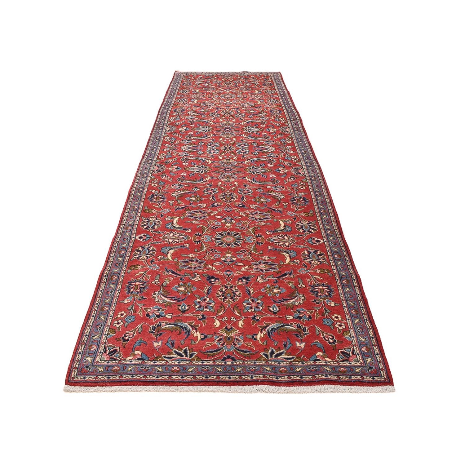 Løber Persisk tæppe - Classic - 424 x 112 cm - rød