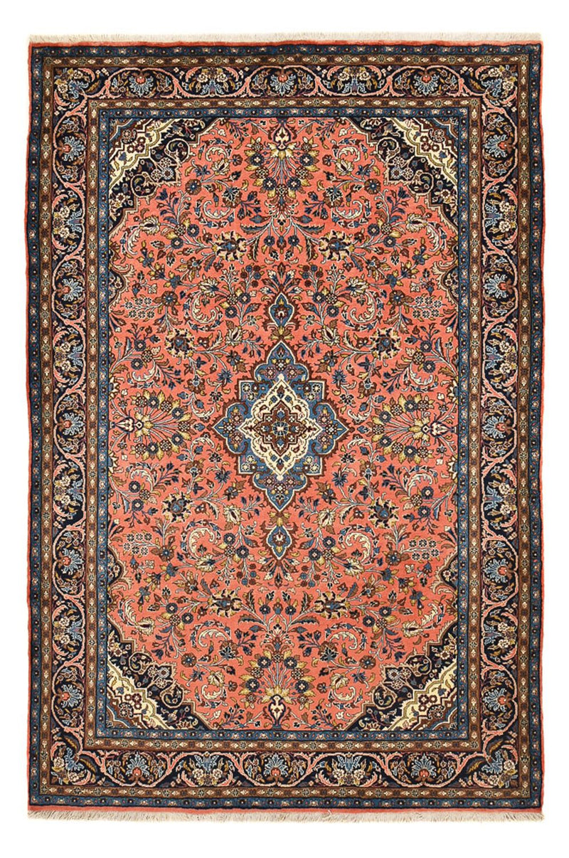 Persisk tæppe - Nomadisk - 297 x 210 cm - lysrød