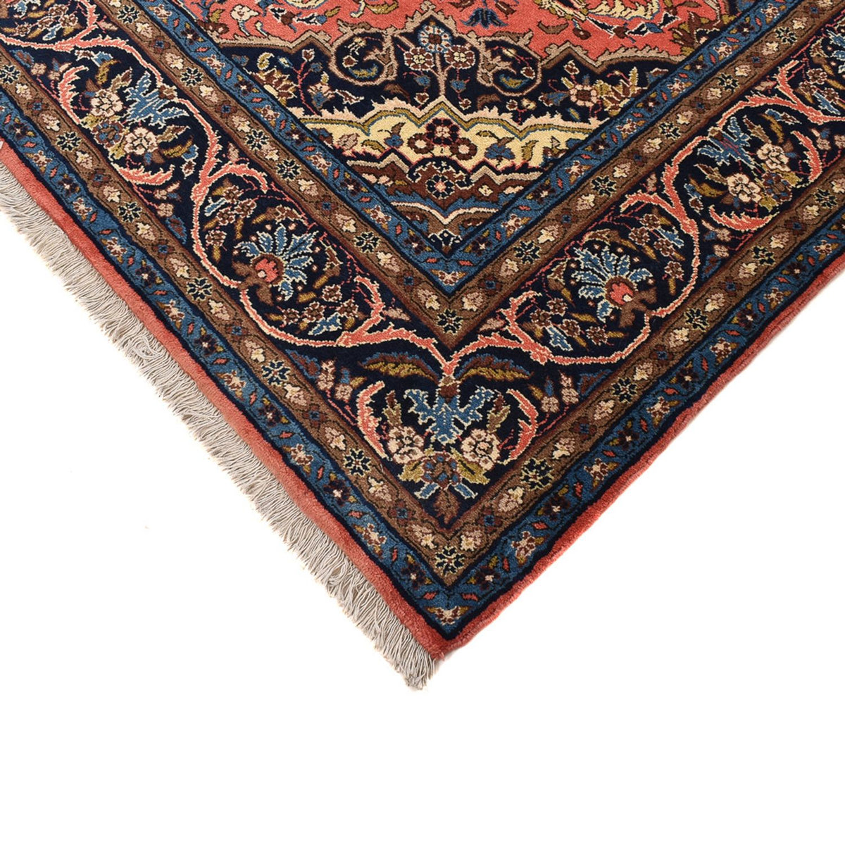 Persisk tæppe - Nomadisk - 297 x 210 cm - lysrød