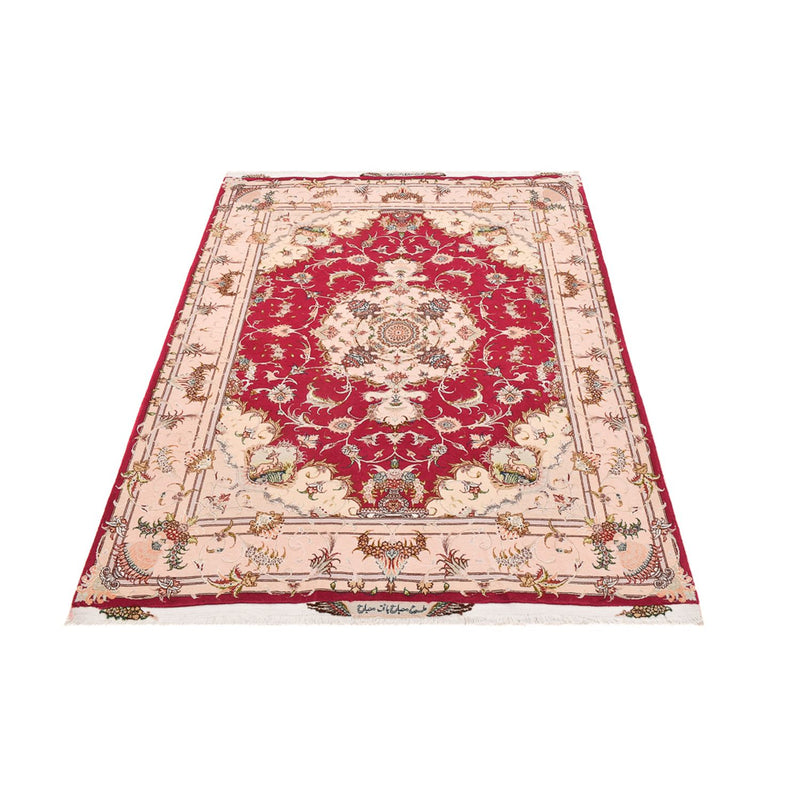 Persisk tæppe - Tabriz - Royal - 210 x 154 cm - rød