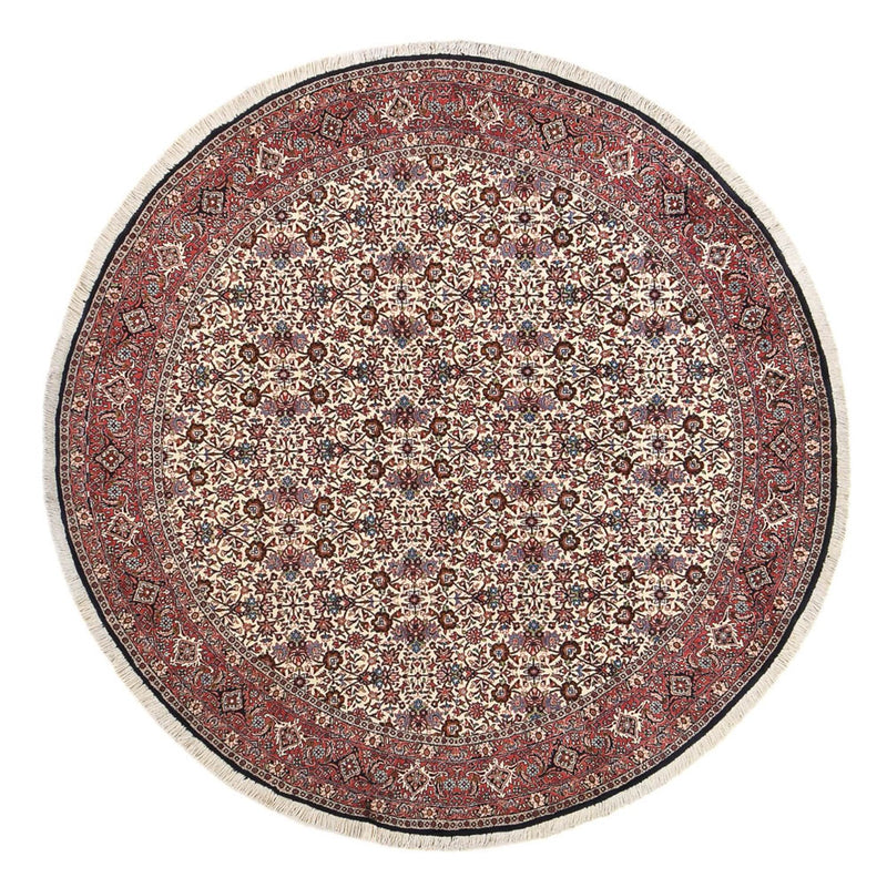 Persisk tæppe - Bijar rundt  - 250 x 250 cm - rust