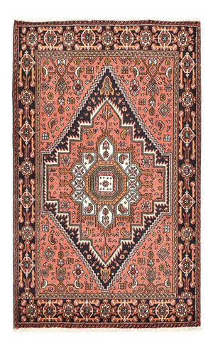 Persisk tæppe - Nomadisk - 126 x 76 cm - lysrød
