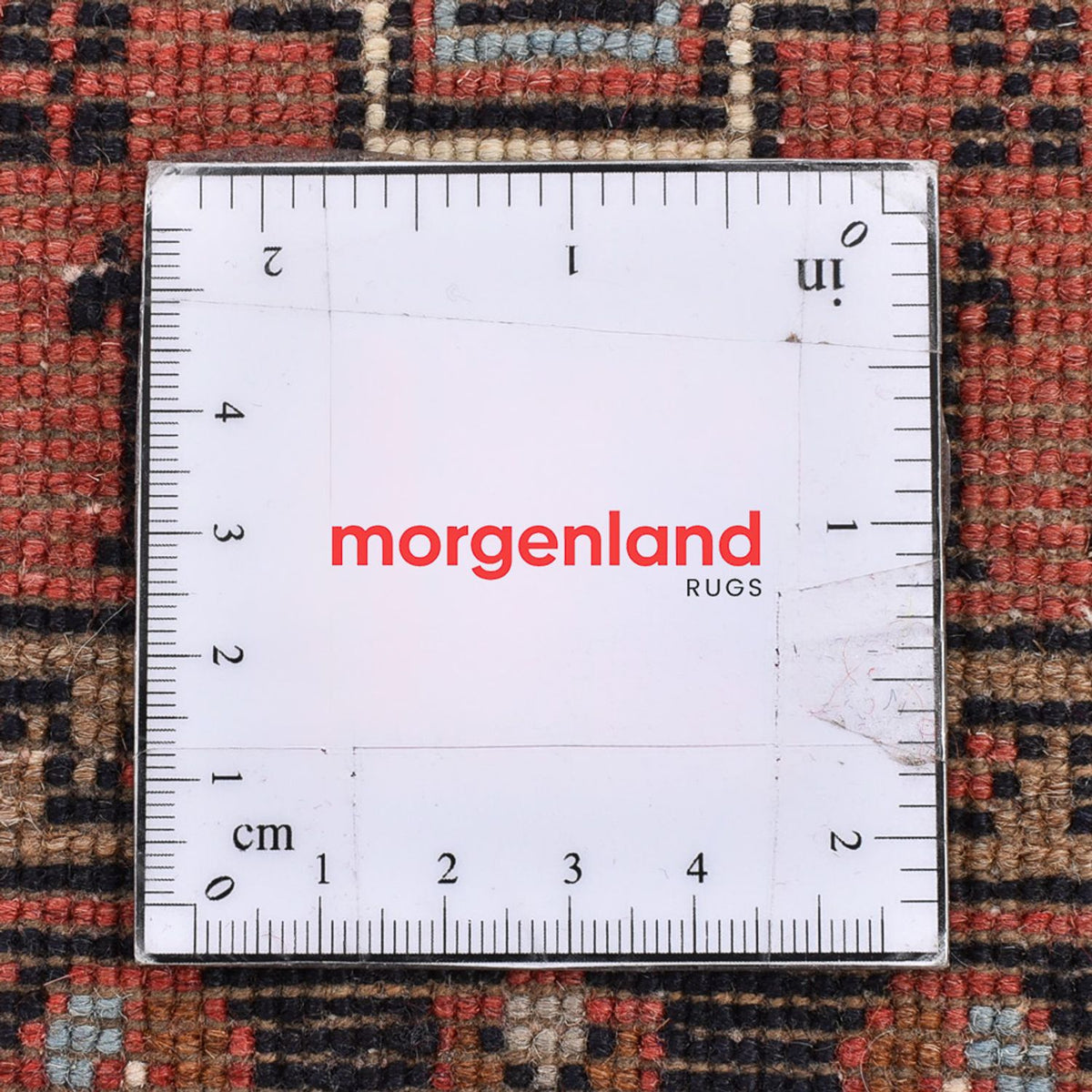 Persisk tæppe - Nomadisk - 126 x 76 cm - lysrød