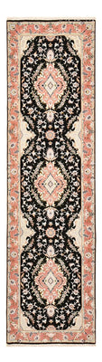 Løber Persisk tæppe - Tabriz - Royal - 300 x 83 cm - mørkeblå