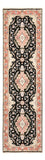 Løber Persisk tæppe - Tabriz - Royal - 300 x 83 cm - mørkeblå