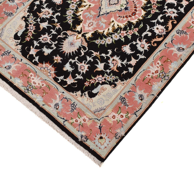 Løber Persisk tæppe - Tabriz - Royal - 300 x 83 cm - mørkeblå