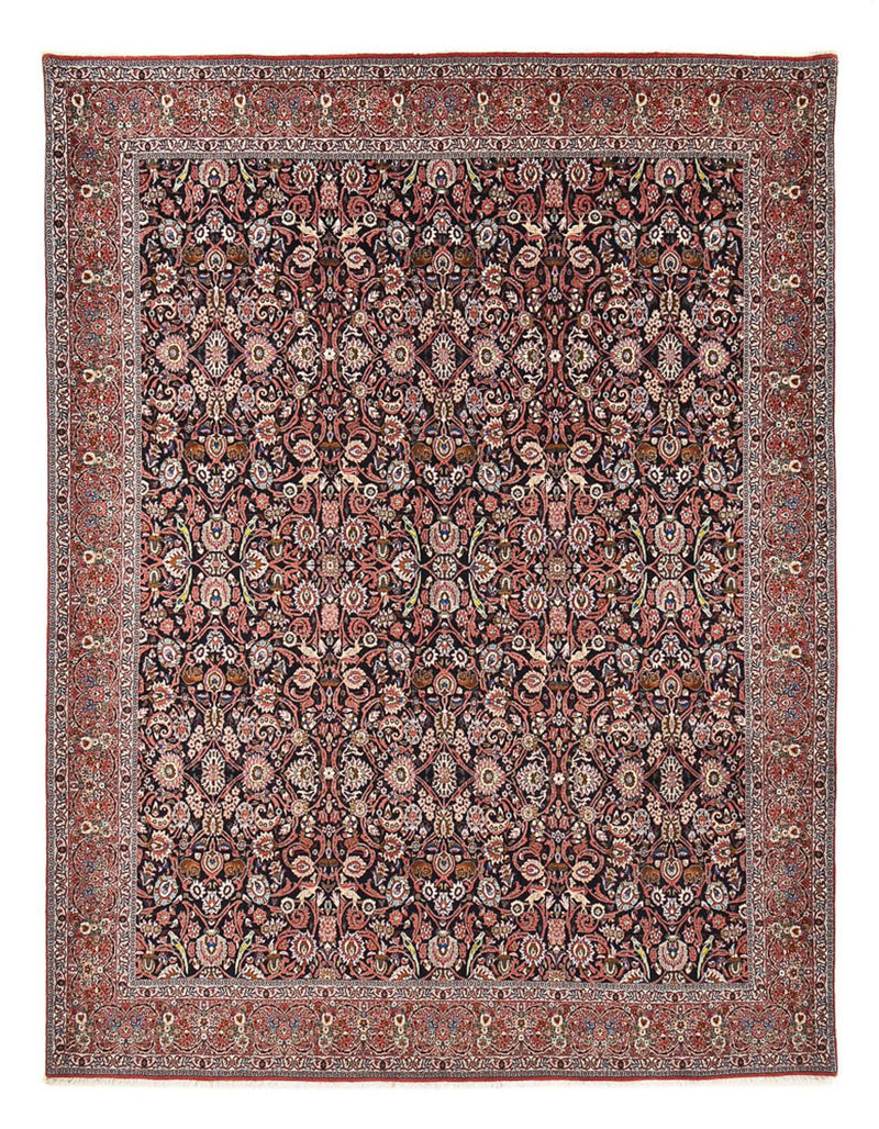 Persisk tæppe - Bijar - 400 x 304 cm - brun