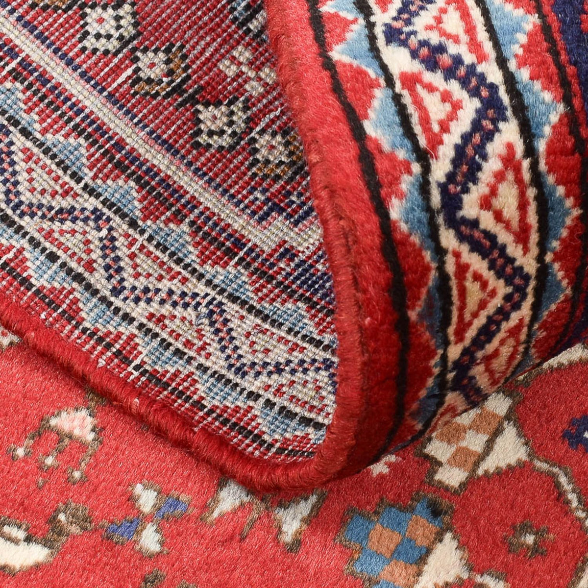 Persisk tæppe - Nomadisk - 147 x 100 cm - rød