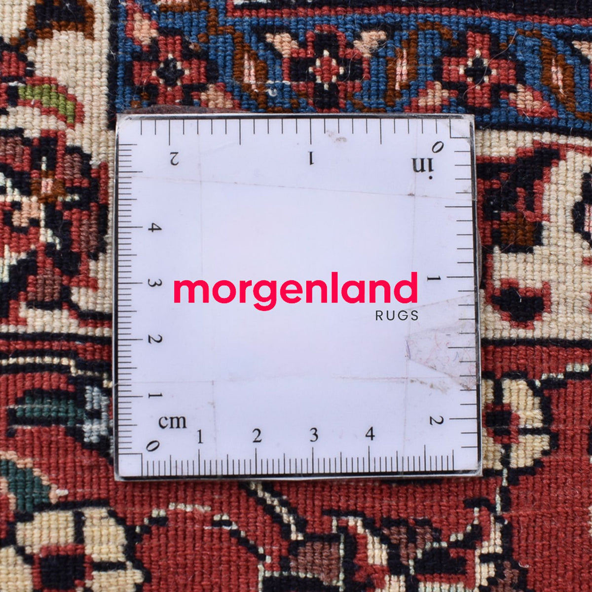 Persisk tæppe - Bijar - 298 x 202 cm - mørkeblå