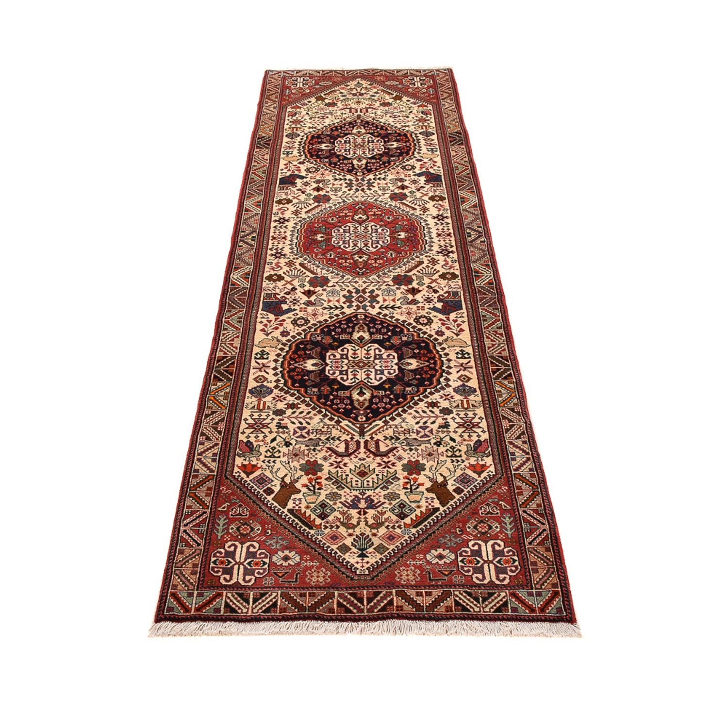 Løber Persisk tæppe - Nomadisk - 290 x 79 cm - creme