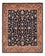 Persisk tæppe - Classic - 170 x 136 cm - mørkeblå