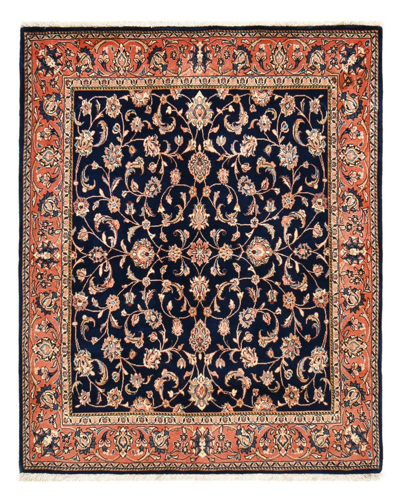 Persisk tæppe - Classic - 170 x 136 cm - mørkeblå