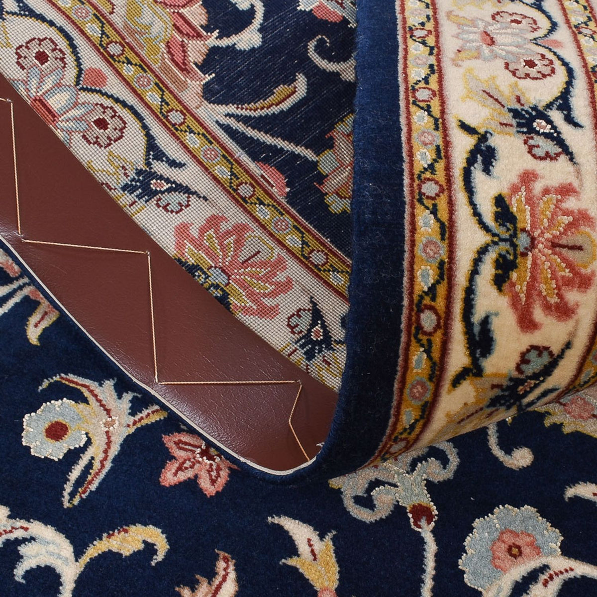 Løber Persisk tæppe - Ghom - Royal - 244 x 58 cm - mørkeblå