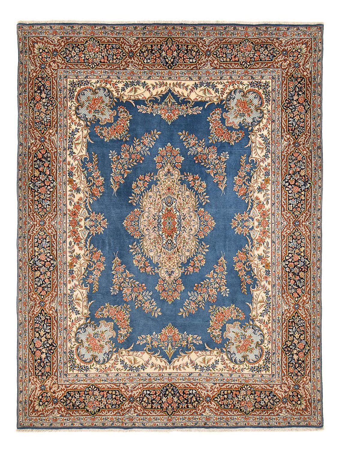 Persisk tæppe - Royal - 313 x 234 cm - blå