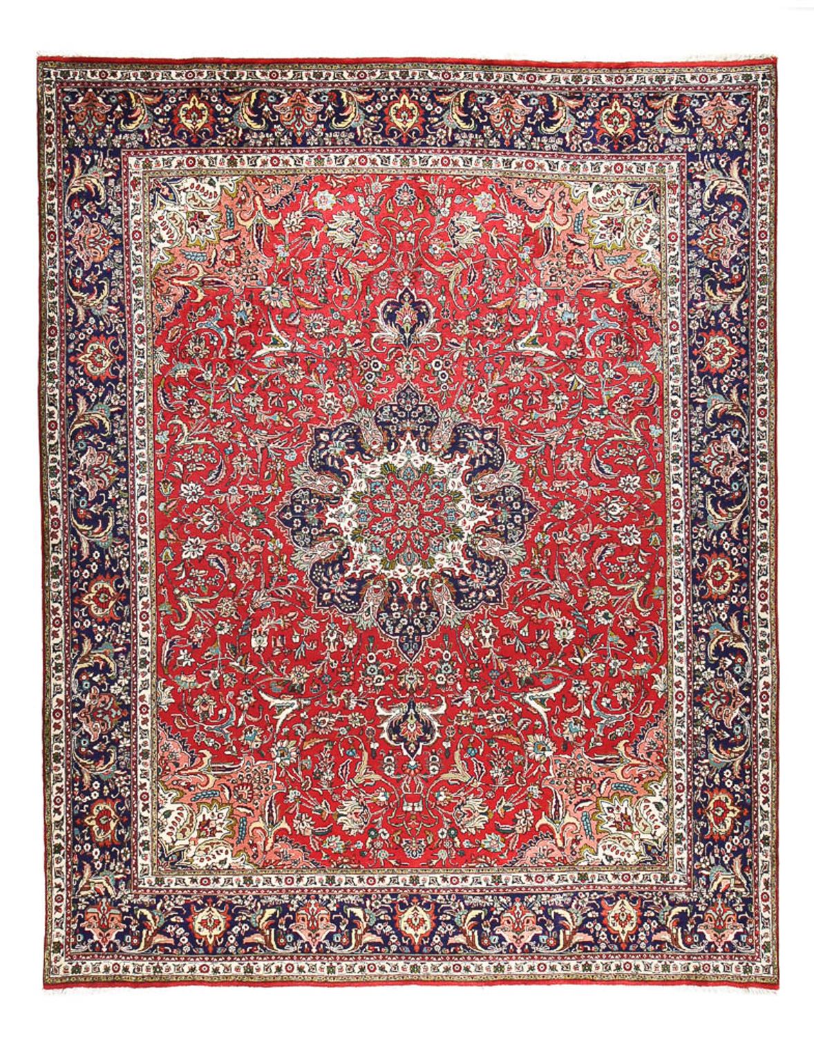 Persisk tæppe - Tabriz - Royal - 387 x 300 cm - rød