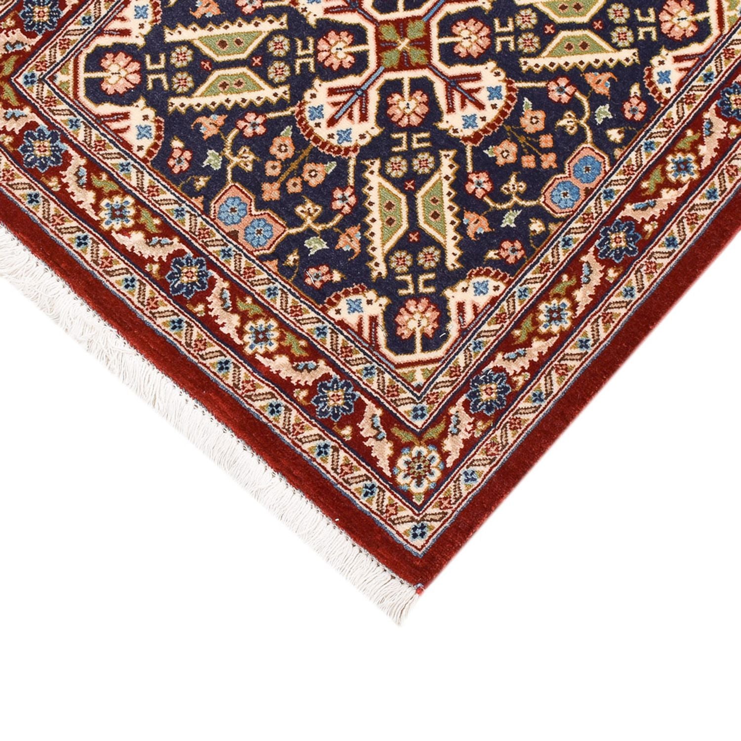 Løber Persisk tæppe - Ghom - Royal - 193 x 51 cm - mørk beige