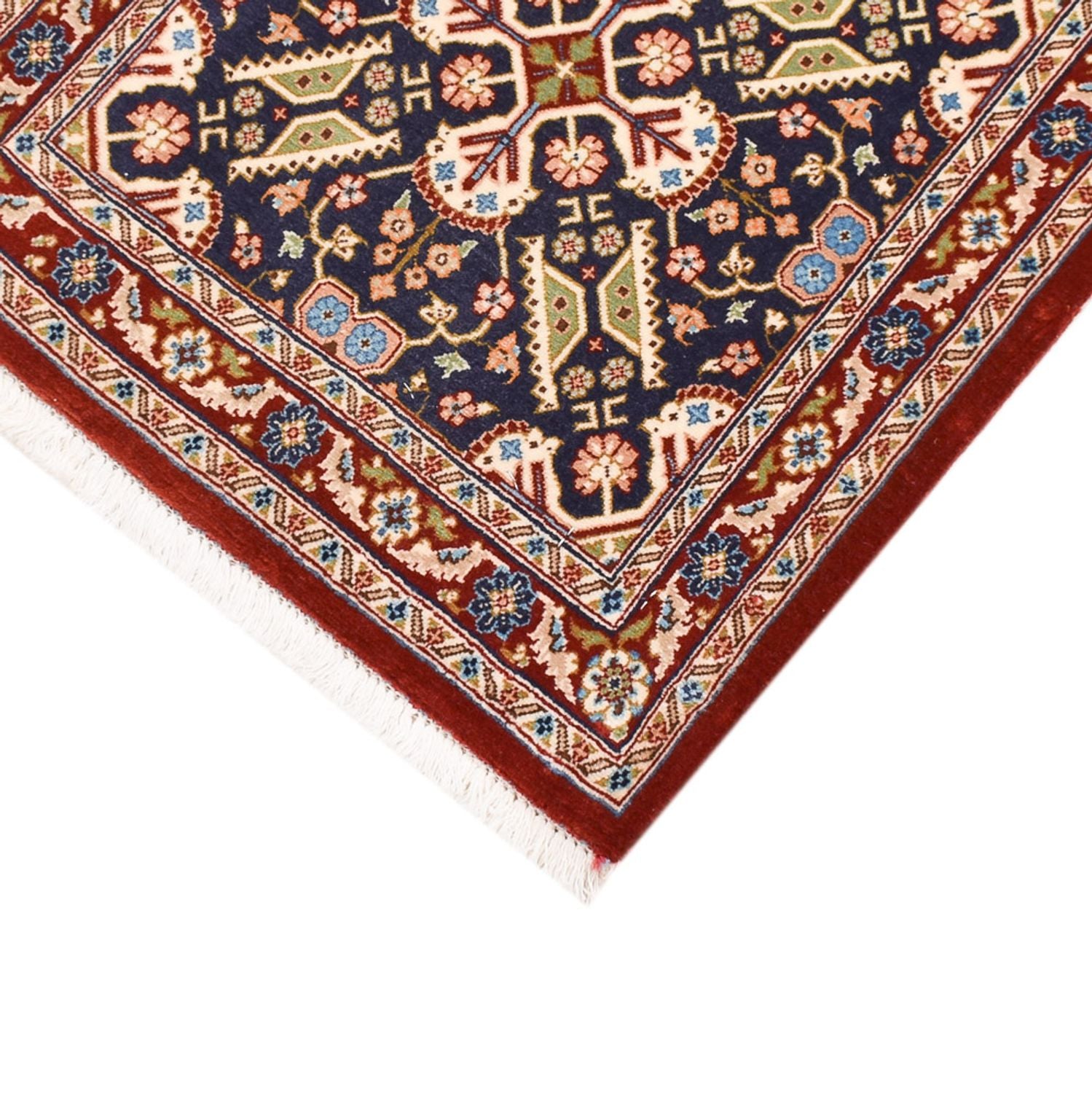 Løber Persisk tæppe - Ghom - Royal - 191 x 53 cm - mørk beige
