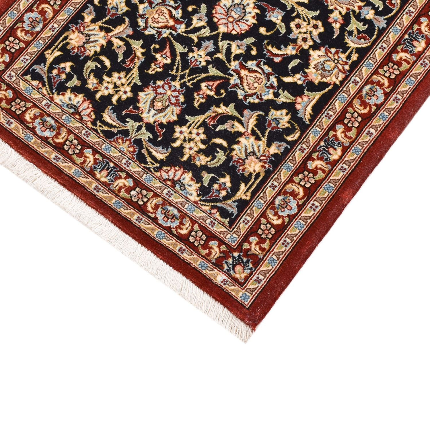 Løber Persisk tæppe - Ghom - Royal - 193 x 54 cm - mørk beige