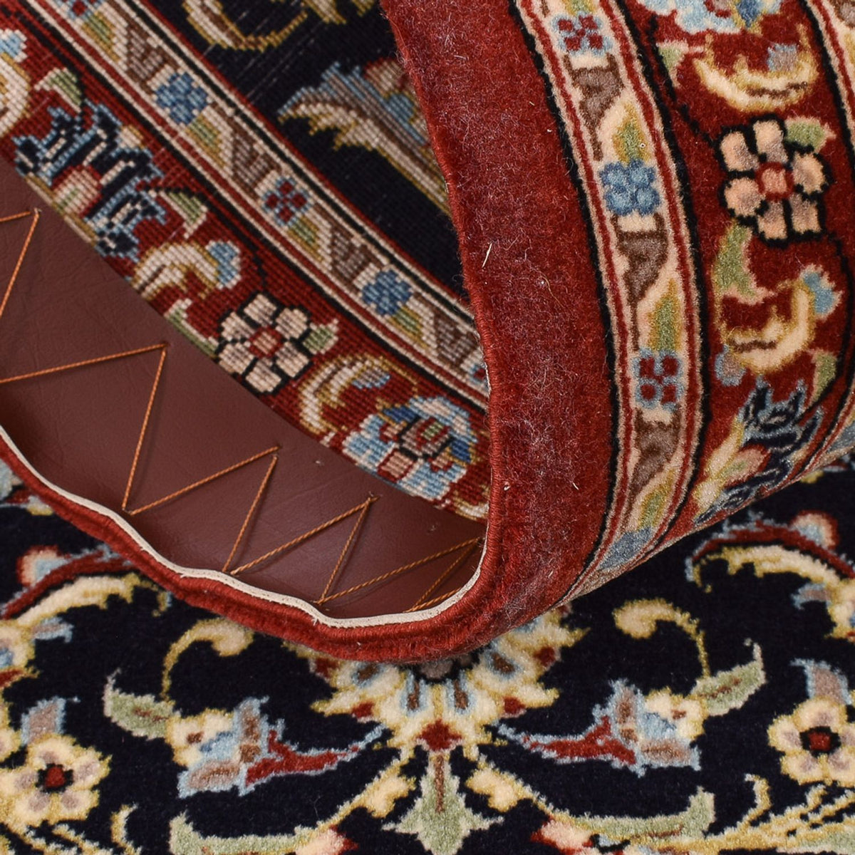 Løber Persisk tæppe - Ghom - Royal - 193 x 54 cm - mørk beige