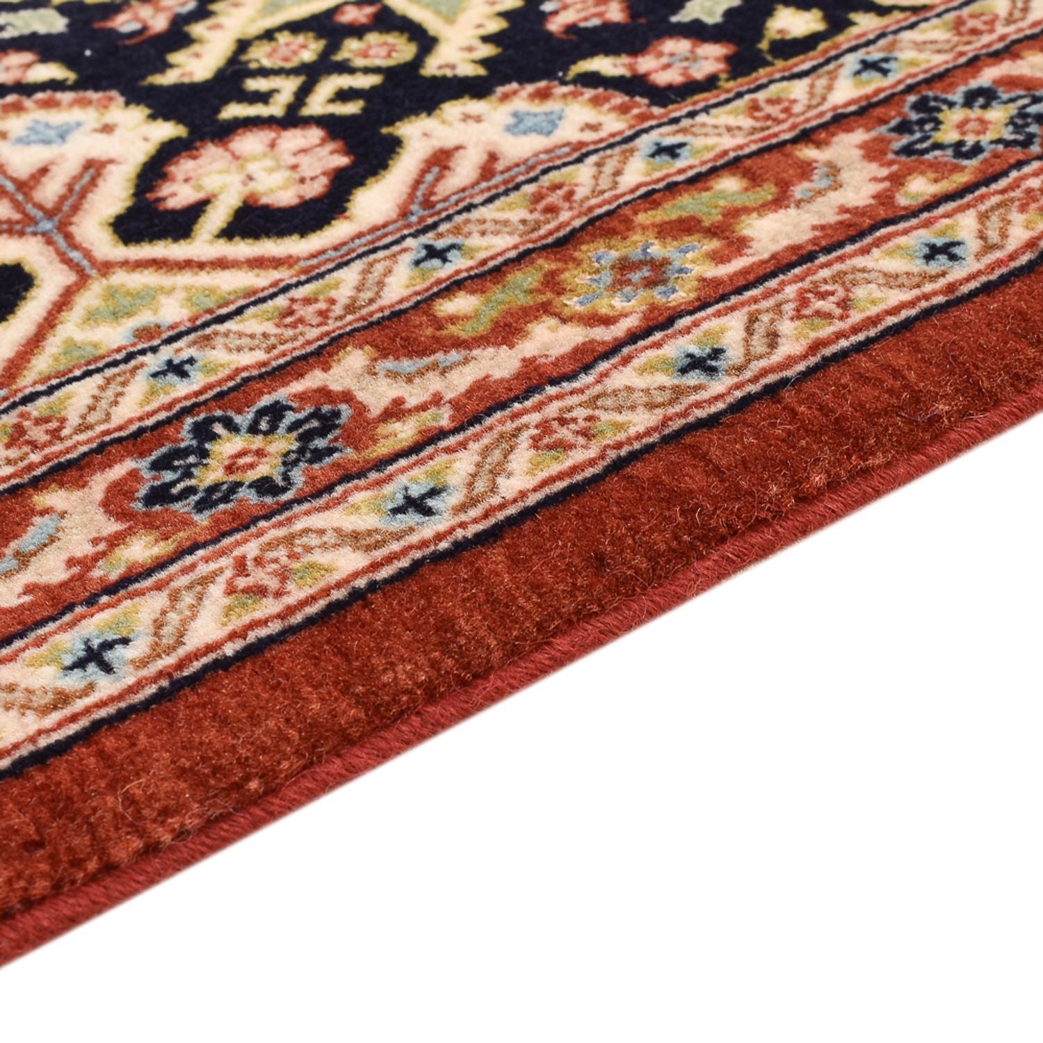 Løber Persisk tæppe - Ghom - Royal - 203 x 54 cm - mørk beige